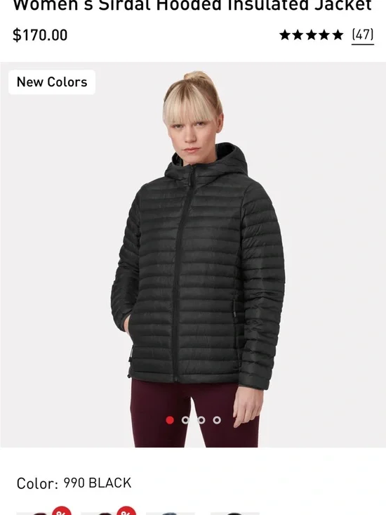 Helly Hansen Sirdal Black Quilted Hooded Puffer Jacket - Picture 4 of 4